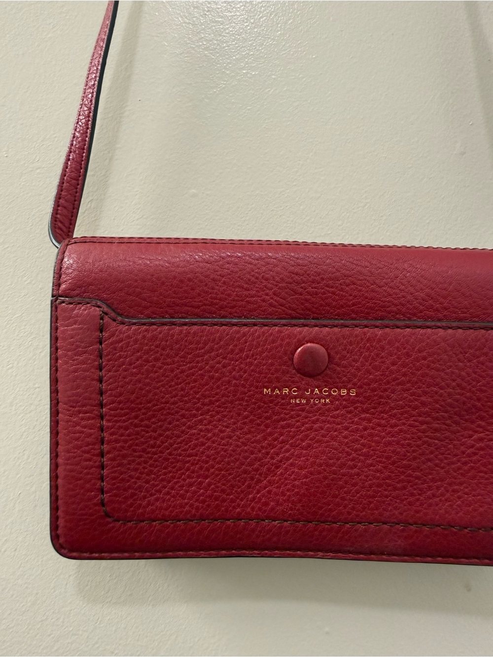 Marc Jacob’s Red Crossbody Wallet